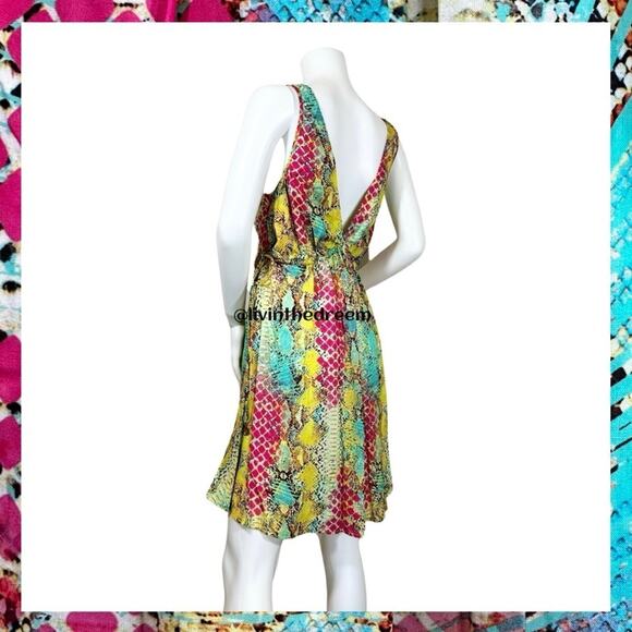 LULI FAMA SMOKE SHOW V Neck Short Dress $140.00 - Picture 7 of 11